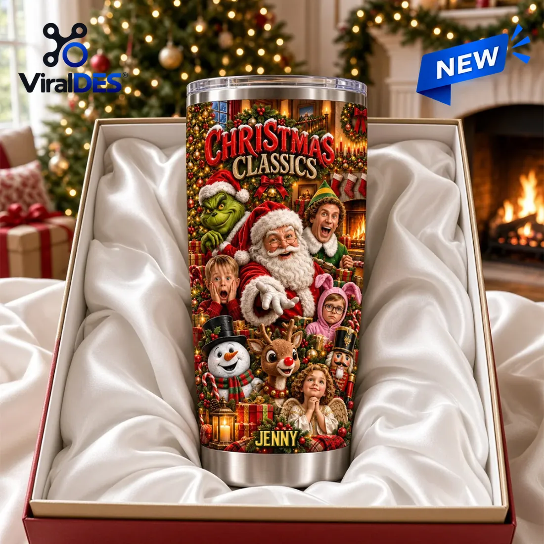 Christmas Characters Movie Stainless Steel Tumbler Christmas Characters Movie Stainless Steel Tumbler