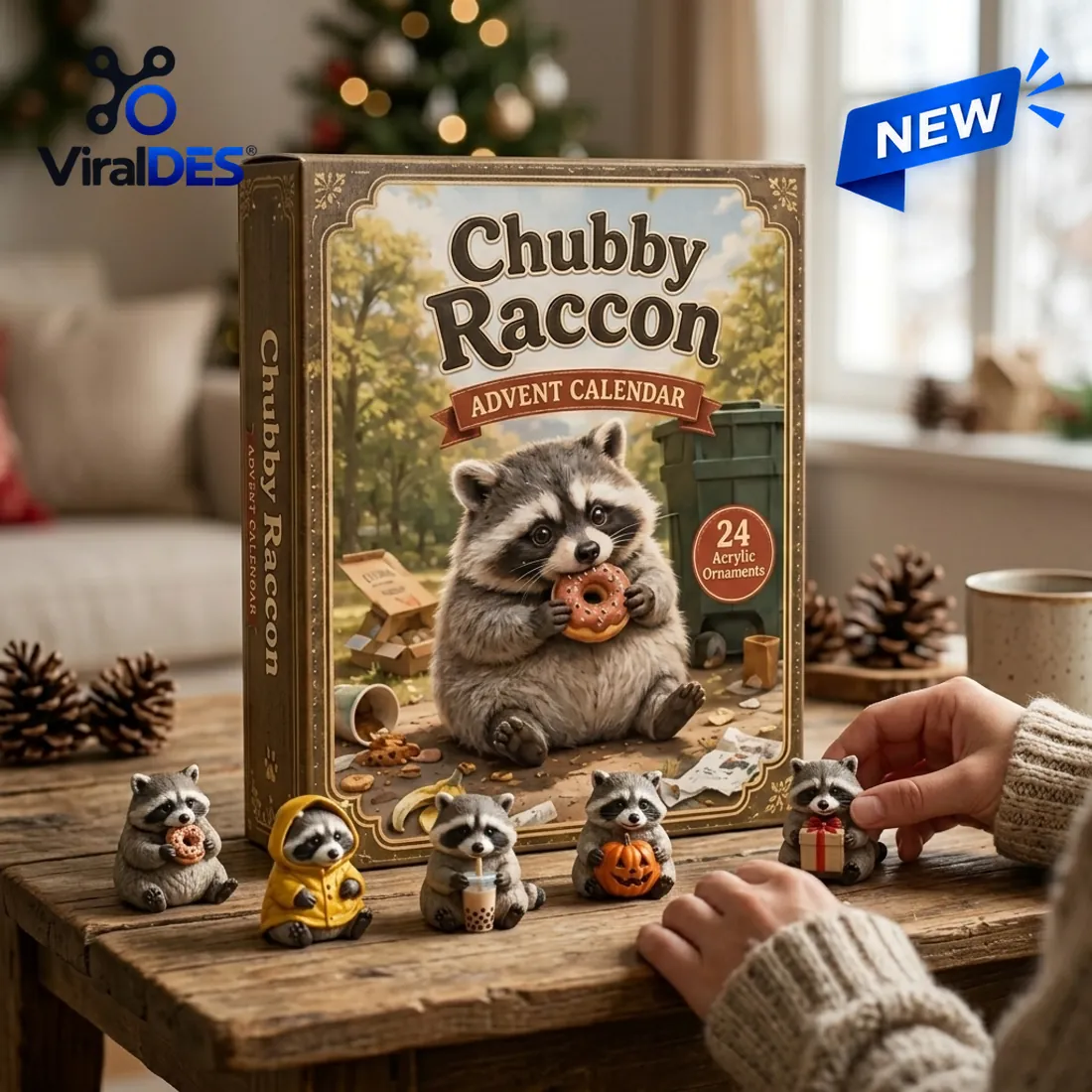 Chubby Raccoon Resin Advent Calendar Chubby Raccoon Resin Advent Calendar
