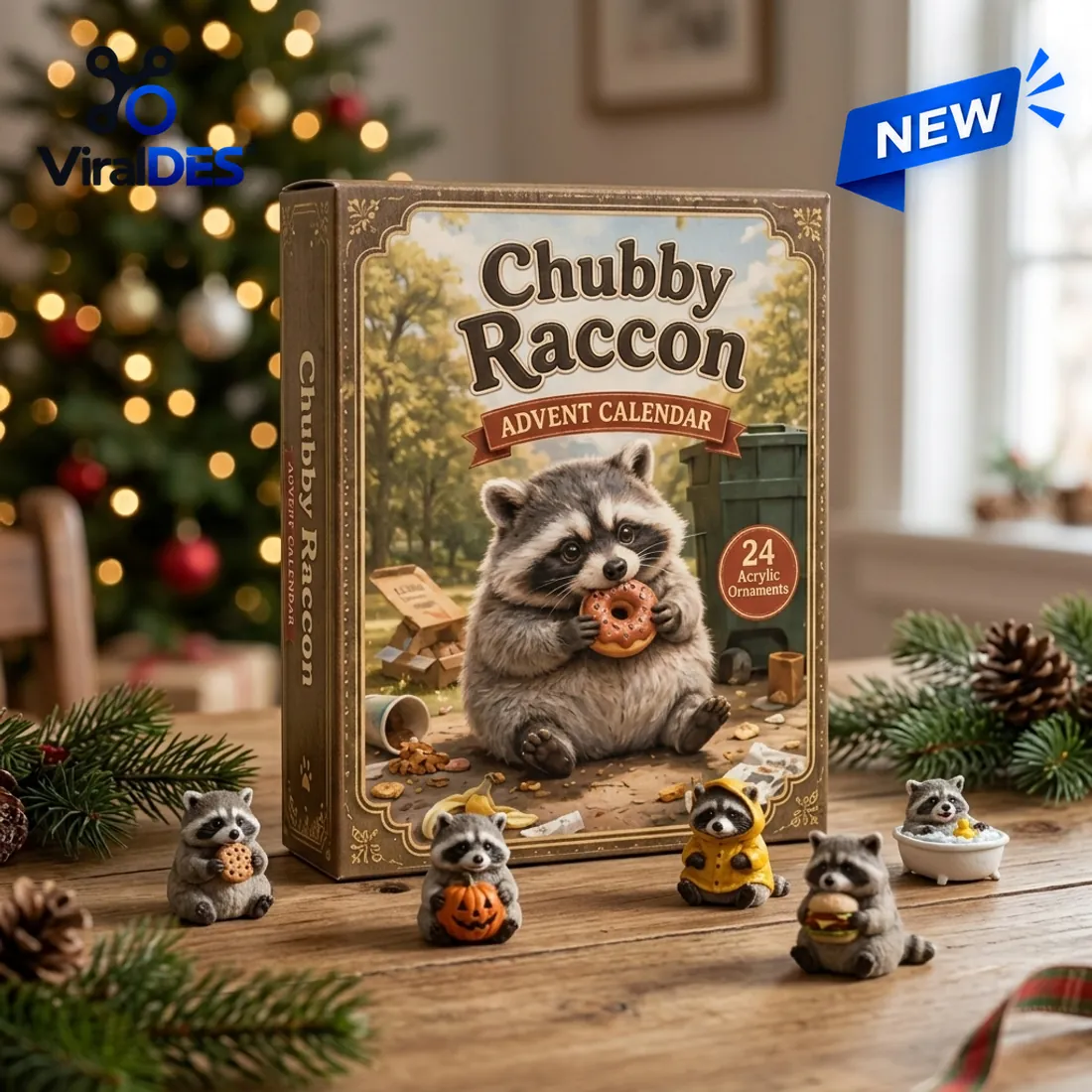 Chubby Raccoon Resin Advent Calendar Chubby Raccoon Resin Advent Calendar