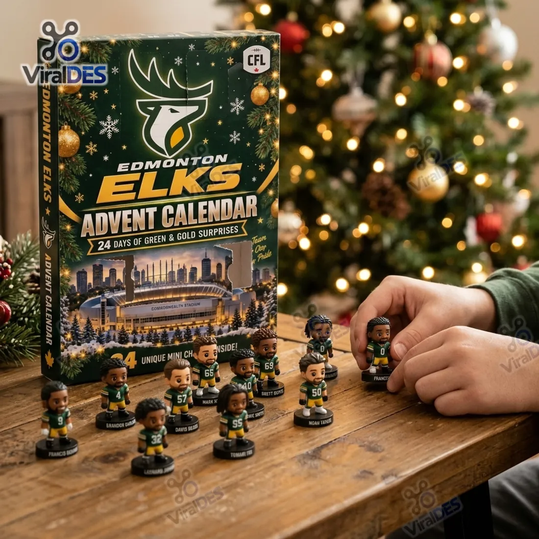 Edmonton Elks Canadian Football Advent Calendar Edmonton Elks Canadian Football Advent Calendar