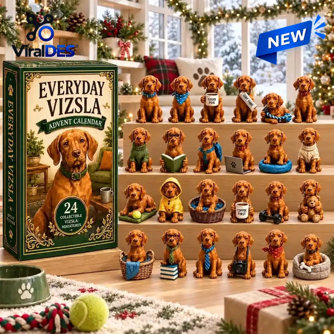 Everyday Vizsla Dog Advent Calendar 2026 Everyday Vizsla Dog Advent Calendar 2026