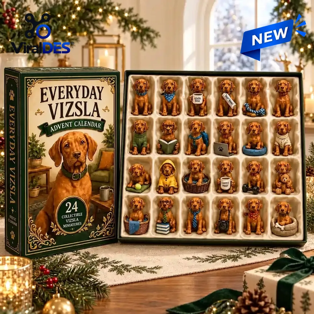 Everyday Vizsla Dog Advent Calendar 2026 Everyday Vizsla Dog Advent Calendar 2026