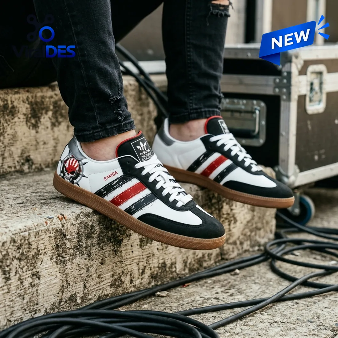 Five Finger Death Punch Adidas Samba Shoes Five Finger Death Punch Adidas Samba Shoes