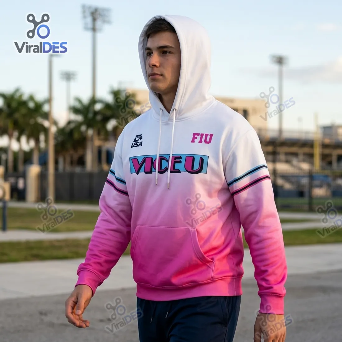 Florida International University ViceU 305 Hoodie Florida International University ViceU 305 Hoodie