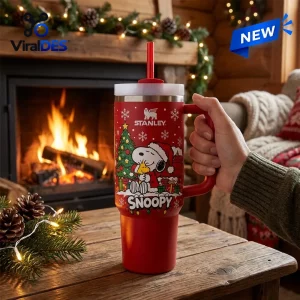Snoopy Christmas Stanley 40oz Tumbler
