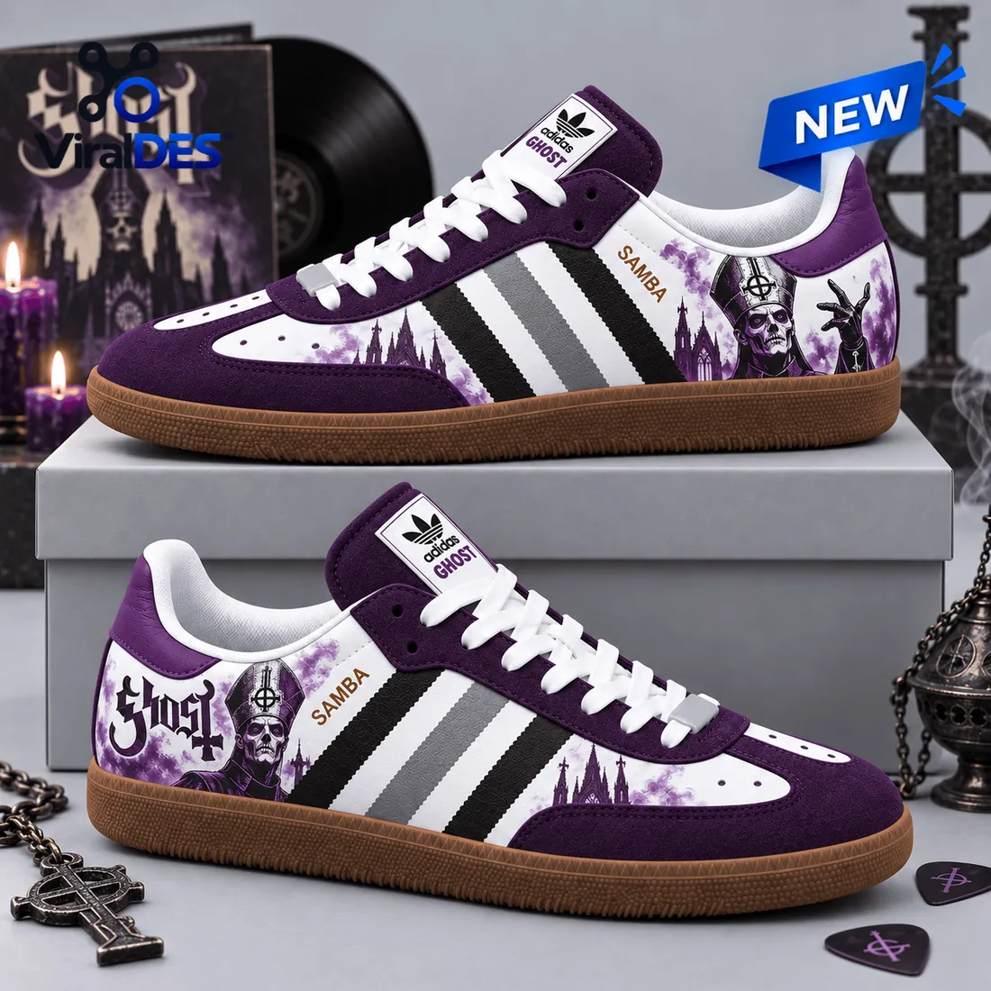 Ghost Purple Band Adidas Samba Shoes Ghost Purple Band Adidas Samba Shoes