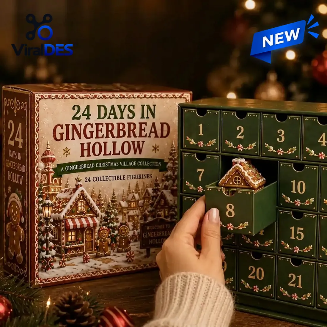 Gingerbread Hollow Christmas Countdown Advent Calendar Gingerbread Hollow Christmas Countdown Advent Calendar