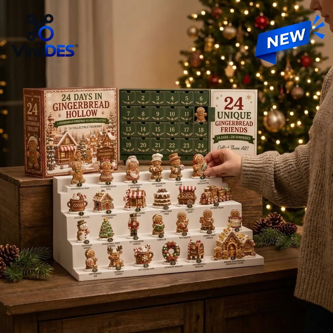 Gingerbread Hollow Christmas Countdown Advent Calendar Gingerbread Hollow Christmas Countdown Advent Calendar