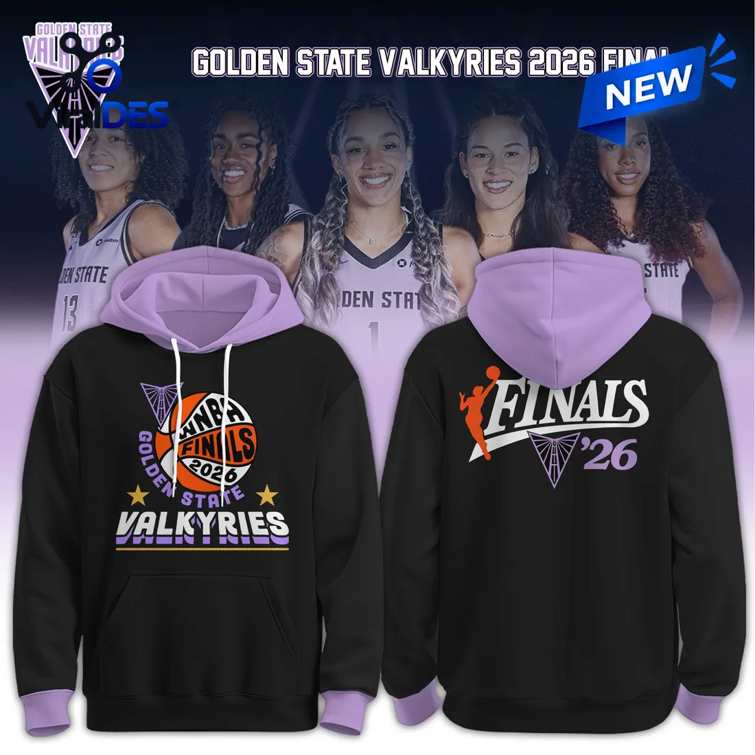 Golden State Valkyries 2026 WNBA Finals Pullover Golden State Valkyries 2026 WNBA Finals Pullover