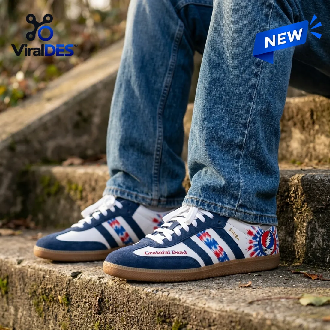 Grateful Dead Dancing Bears Adidas Samba Shoes Grateful Dead Dancing Bears Adidas Samba Shoes
