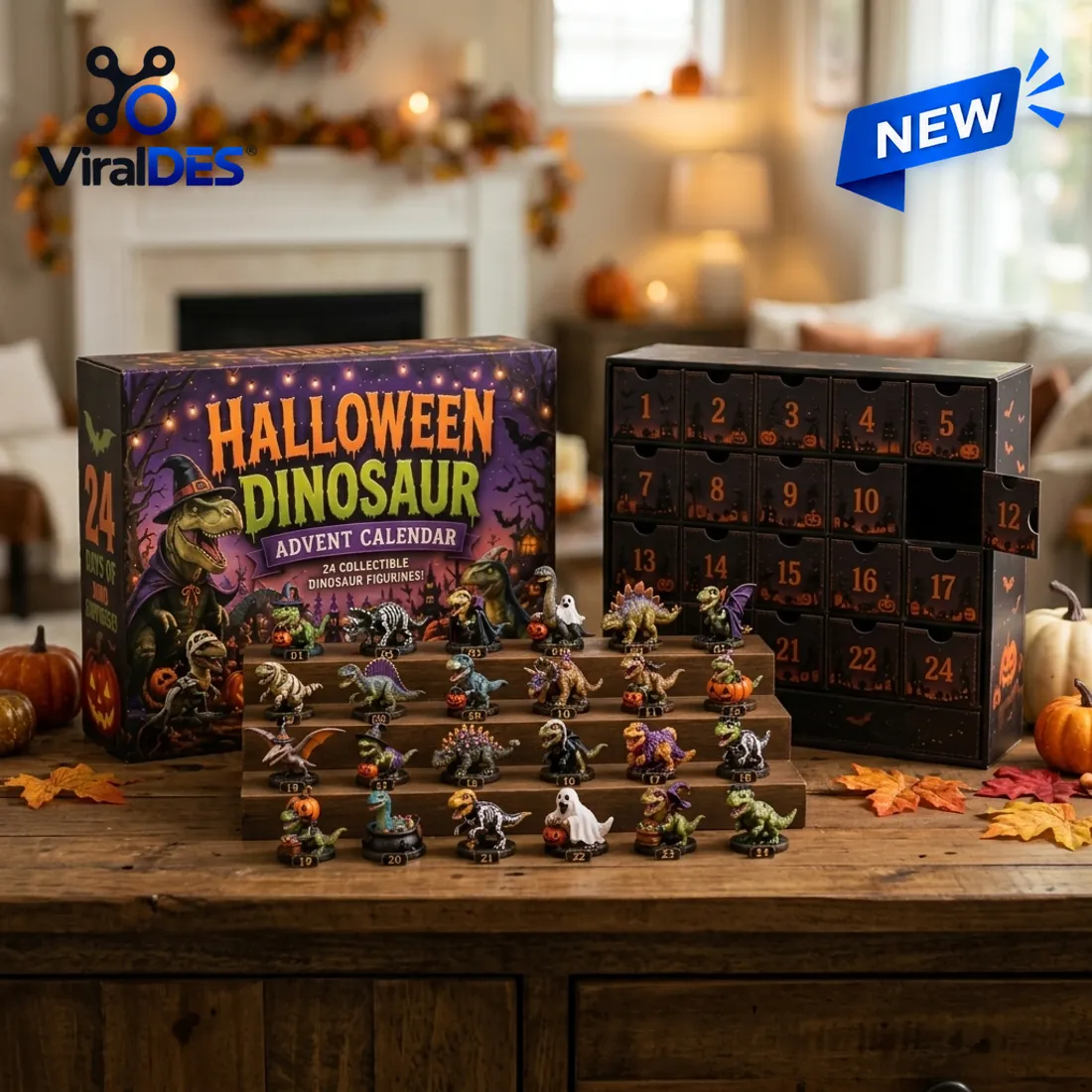 Halloween Dinosaur Advent Calendar Halloween Dinosaur Advent Calendar