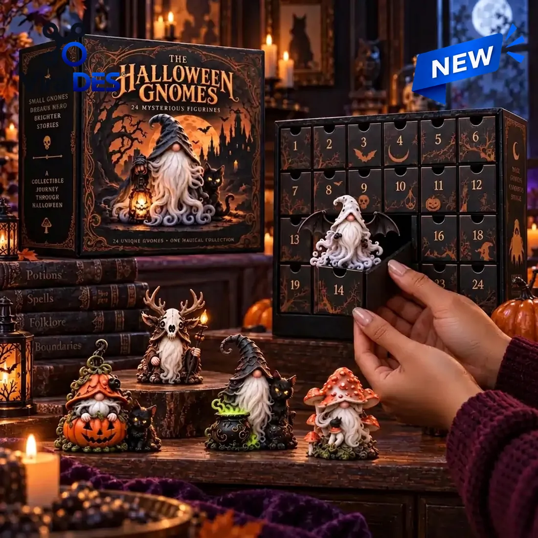Halloween Gnomes Countdown Advent Calendar Halloween Gnomes Countdown Advent Calendar