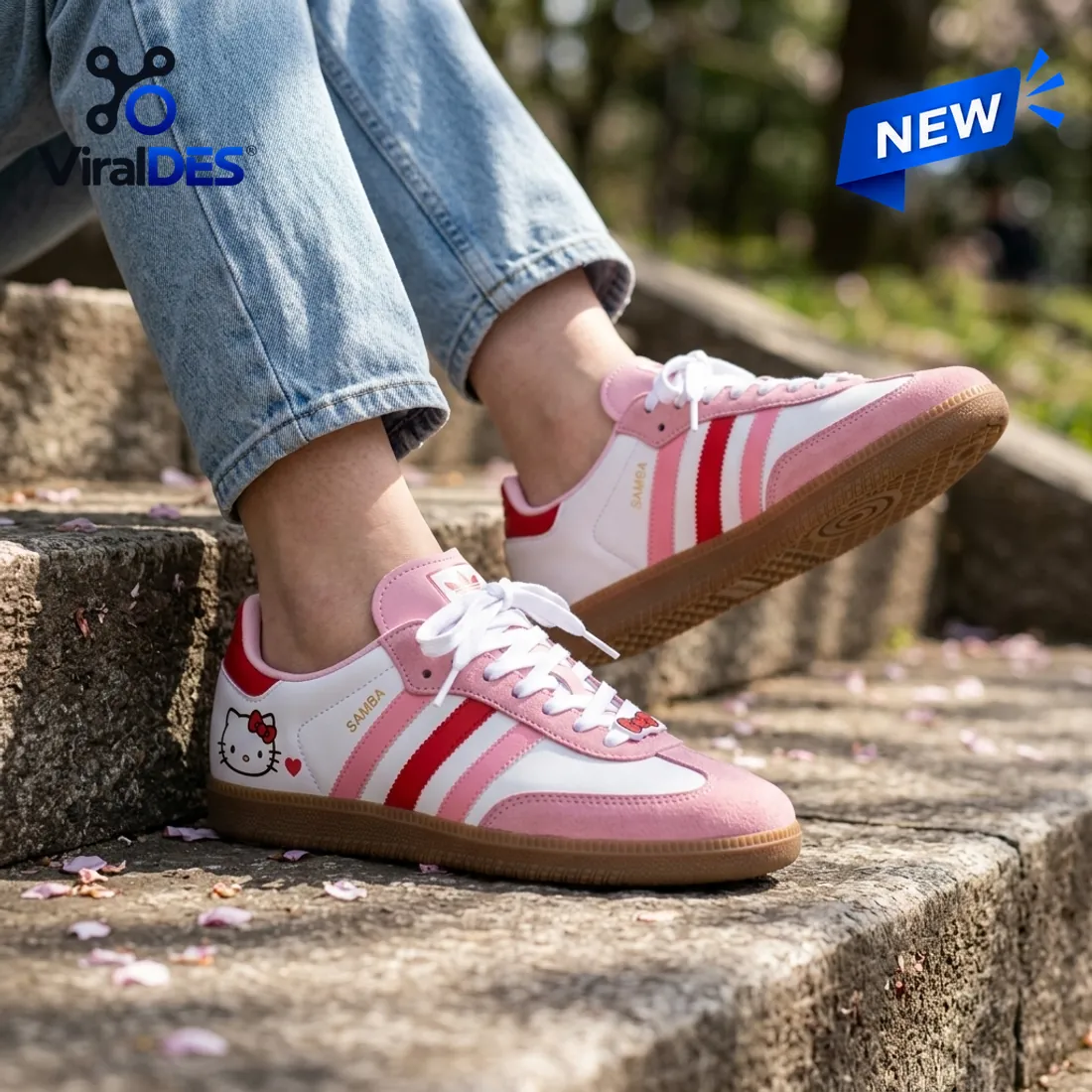 Hello Kitty x Adidas Samba Pink Sneakers Hello Kitty x Adidas Samba Pink Sneakers