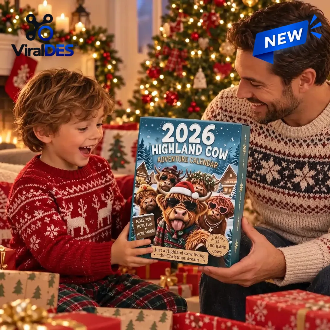Highland Cow 2026 Advent Calendar Highland Cow 2026 Advent Calendar