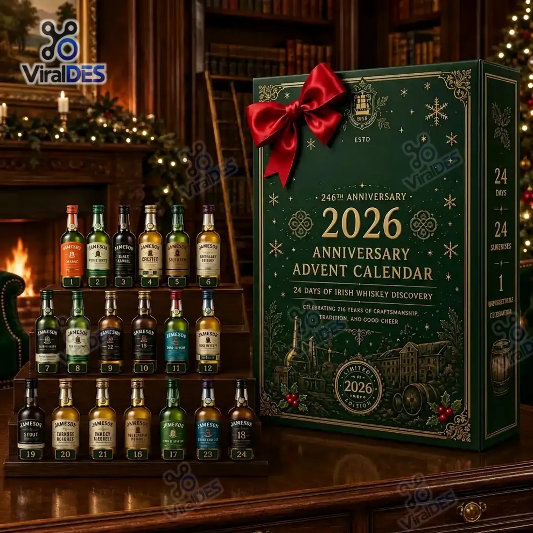 Jameson Irish Whiskey 2026 Anniversary Advent Calendar Jameson Irish Whiskey 2026 Anniversary Advent Calendar