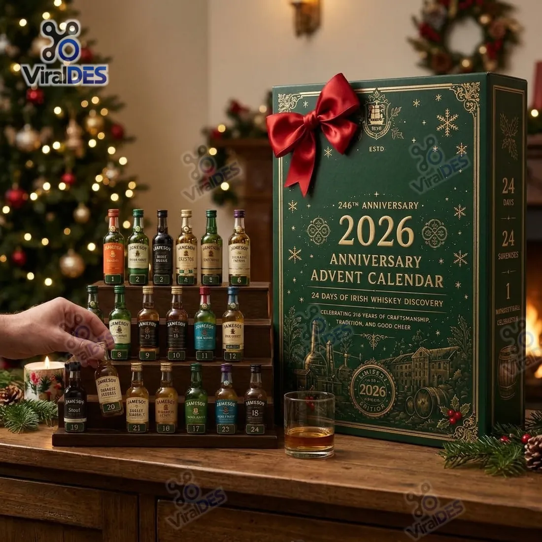 Jameson Irish Whiskey 2026 Anniversary Advent Calendar Jameson Irish Whiskey 2026 Anniversary Advent Calendar