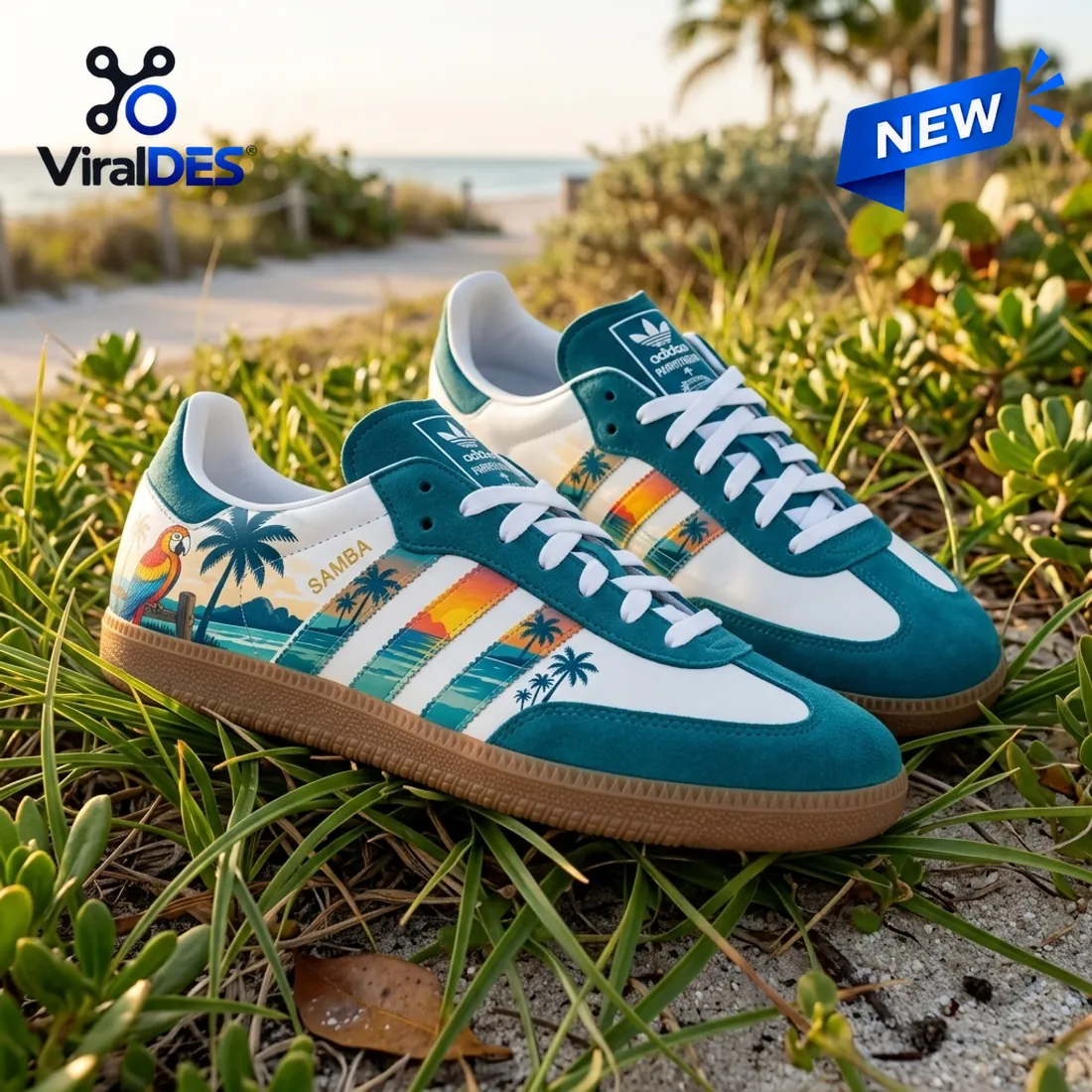 Jimmy Buffett Parrothead Teal Samba Shoes Jimmy Buffett Parrothead Teal Samba Shoes