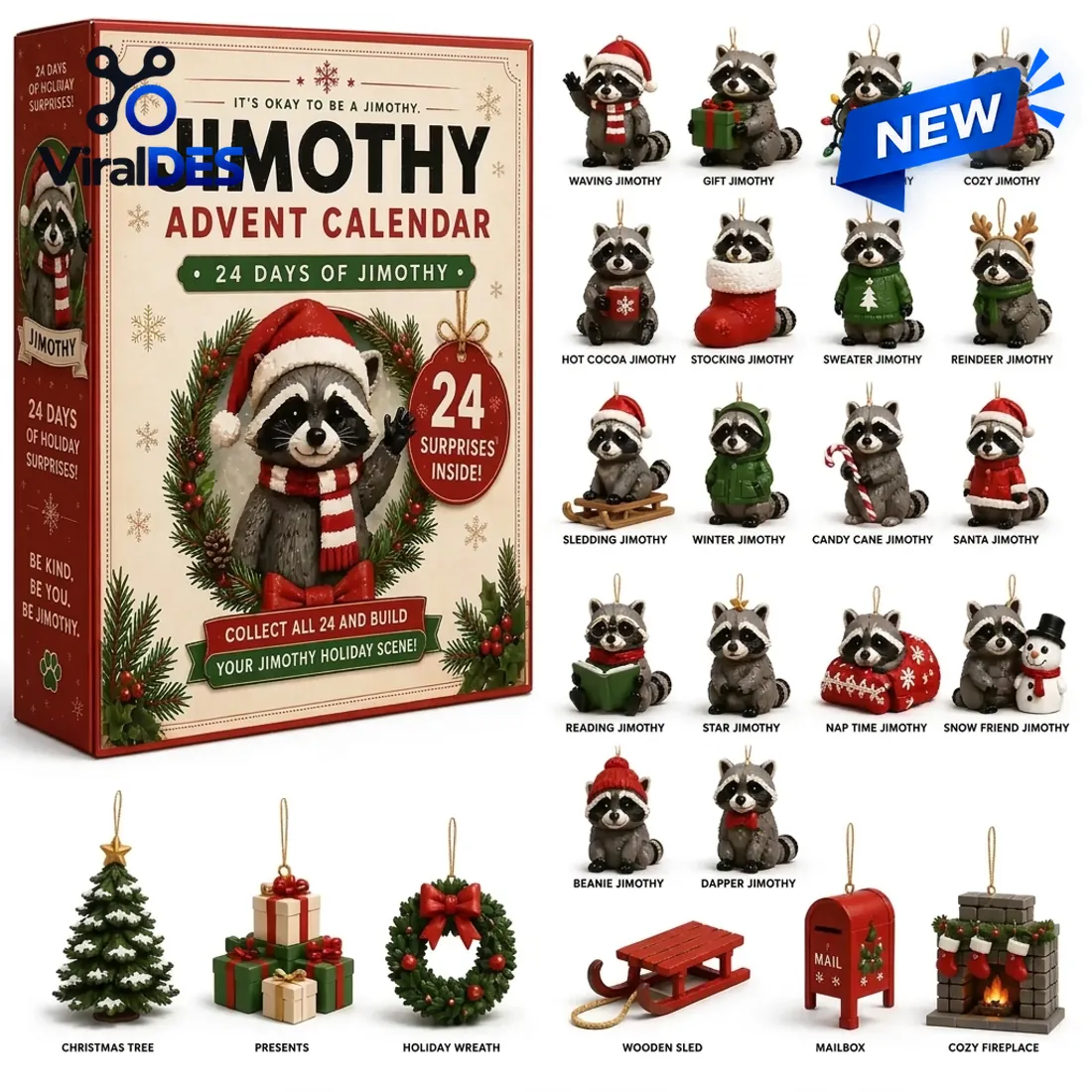 Jimothy Raccoon Christmas Advent Calendar Jimothy Raccoon Christmas Advent Calendar