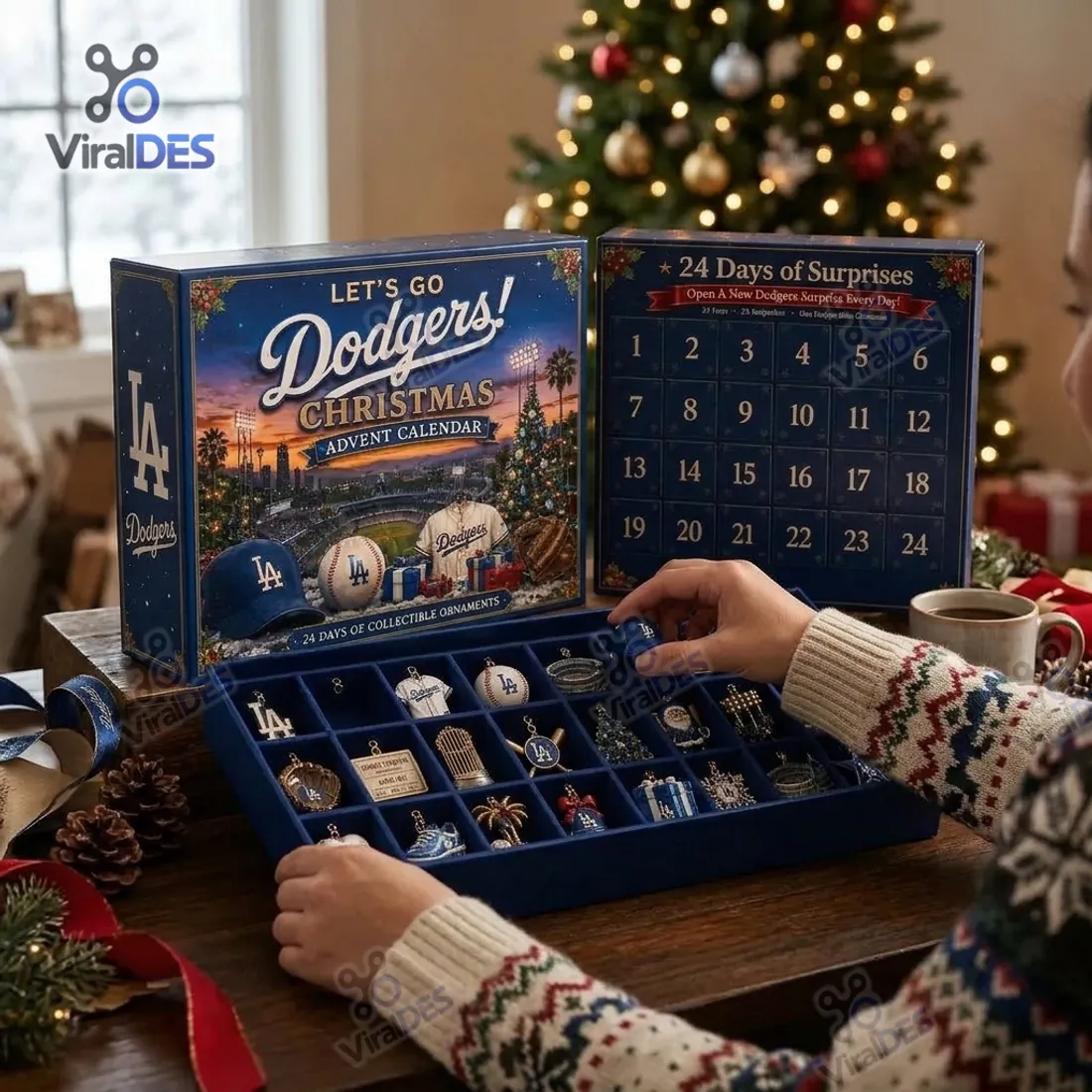 Los Angeles Dodgers Baseball Advent Calendar Los Angeles Dodgers Baseball Advent Calendar