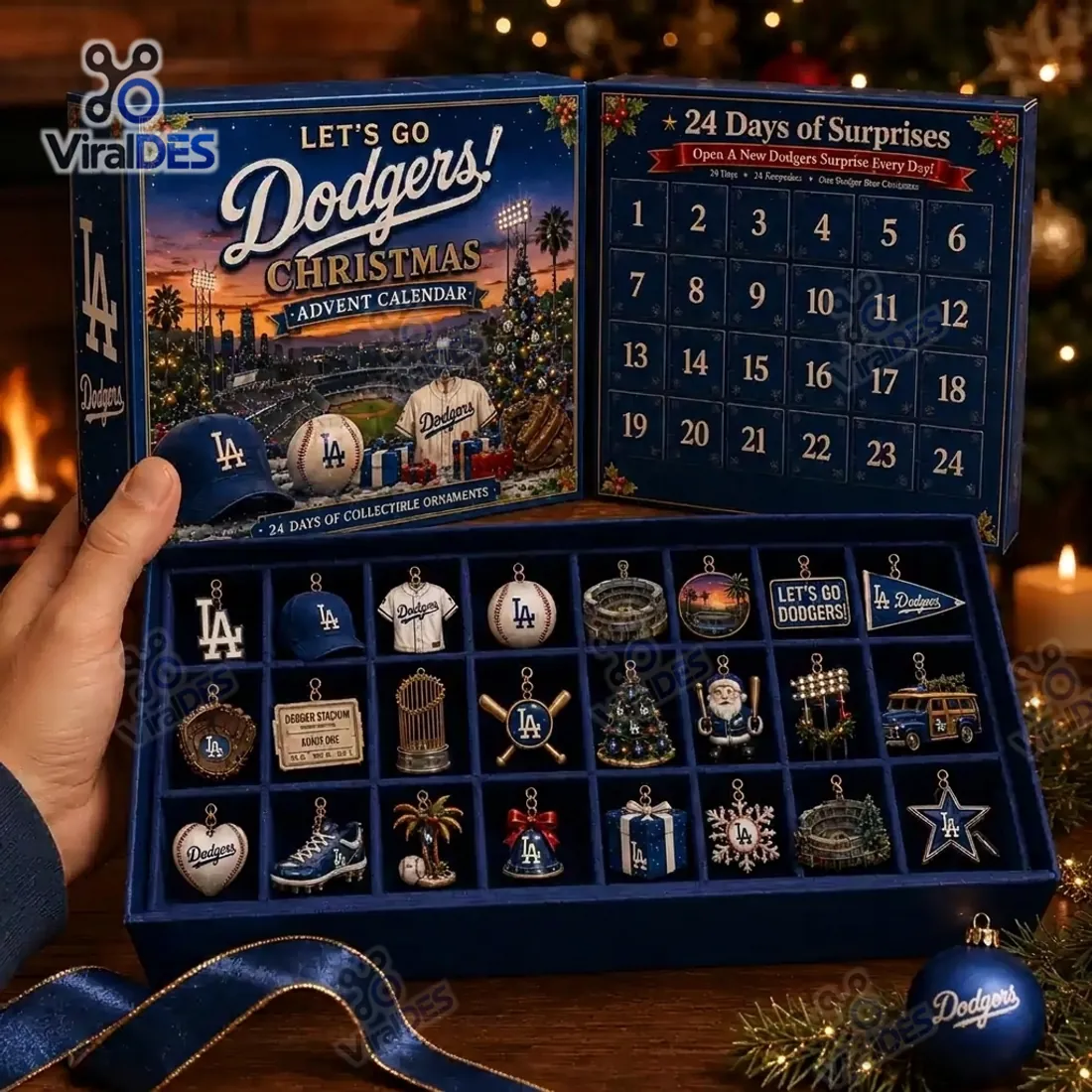 Los Angeles Dodgers Baseball Advent Calendar Los Angeles Dodgers Baseball Advent Calendar
