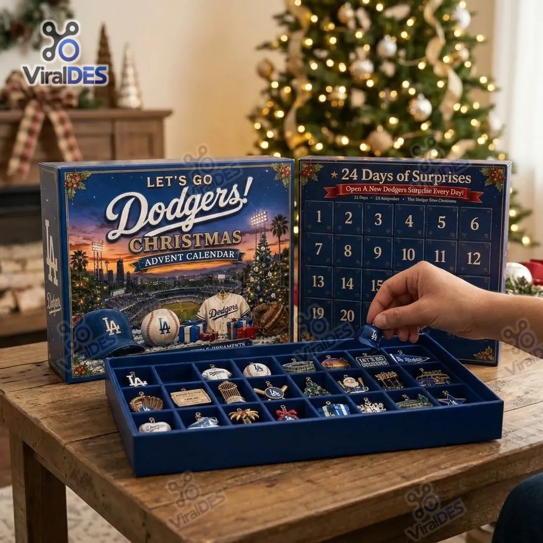 Los Angeles Dodgers Baseball Advent Calendar Los Angeles Dodgers Baseball Advent Calendar