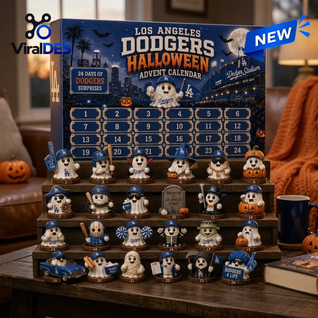Los Angeles Dodgers Halloween Advent Calendar Los Angeles Dodgers Halloween Advent Calendar