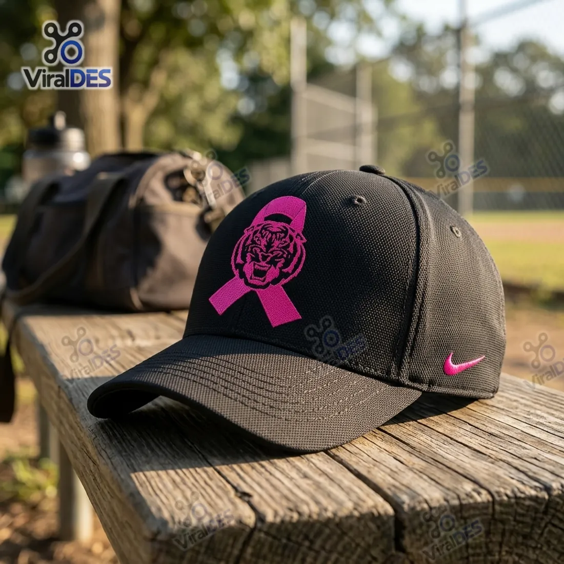 LSU Tigers Breast Cancer Awareness Baseball Cap LSU Tigers Breast Cancer Awareness Baseball Cap
