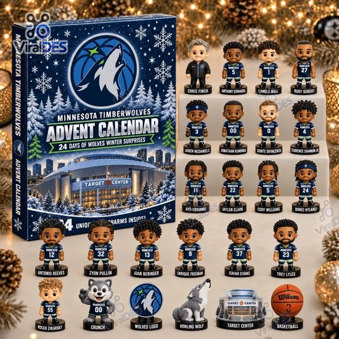 Minnesota Timberwolves 2026 Advent Calendar Minnesota Timberwolves 2026 Advent Calendar