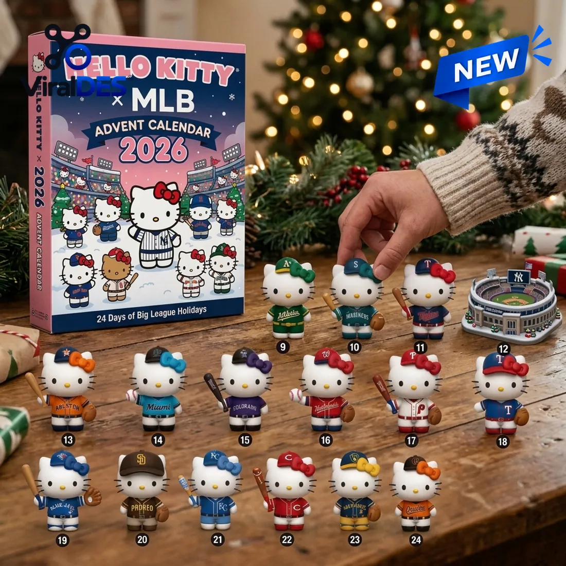 MLB x Hello Kitty 2026 Advent Calendar MLB x Hello Kitty 2026 Advent Calendar