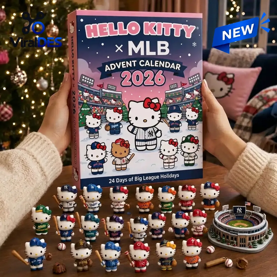 MLB x Hello Kitty 2026 Advent Calendar MLB x Hello Kitty 2026 Advent Calendar