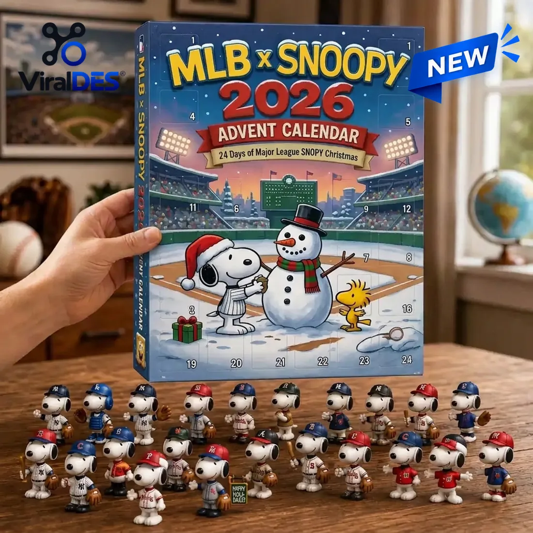 MLB x Snoopy 2026 Advent Calendar MLB x Snoopy 2026 Advent Calendar