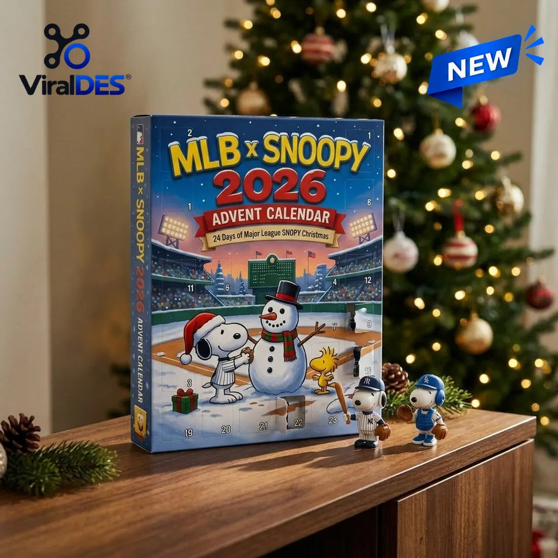 MLB x Snoopy 2026 Advent Calendar MLB x Snoopy 2026 Advent Calendar