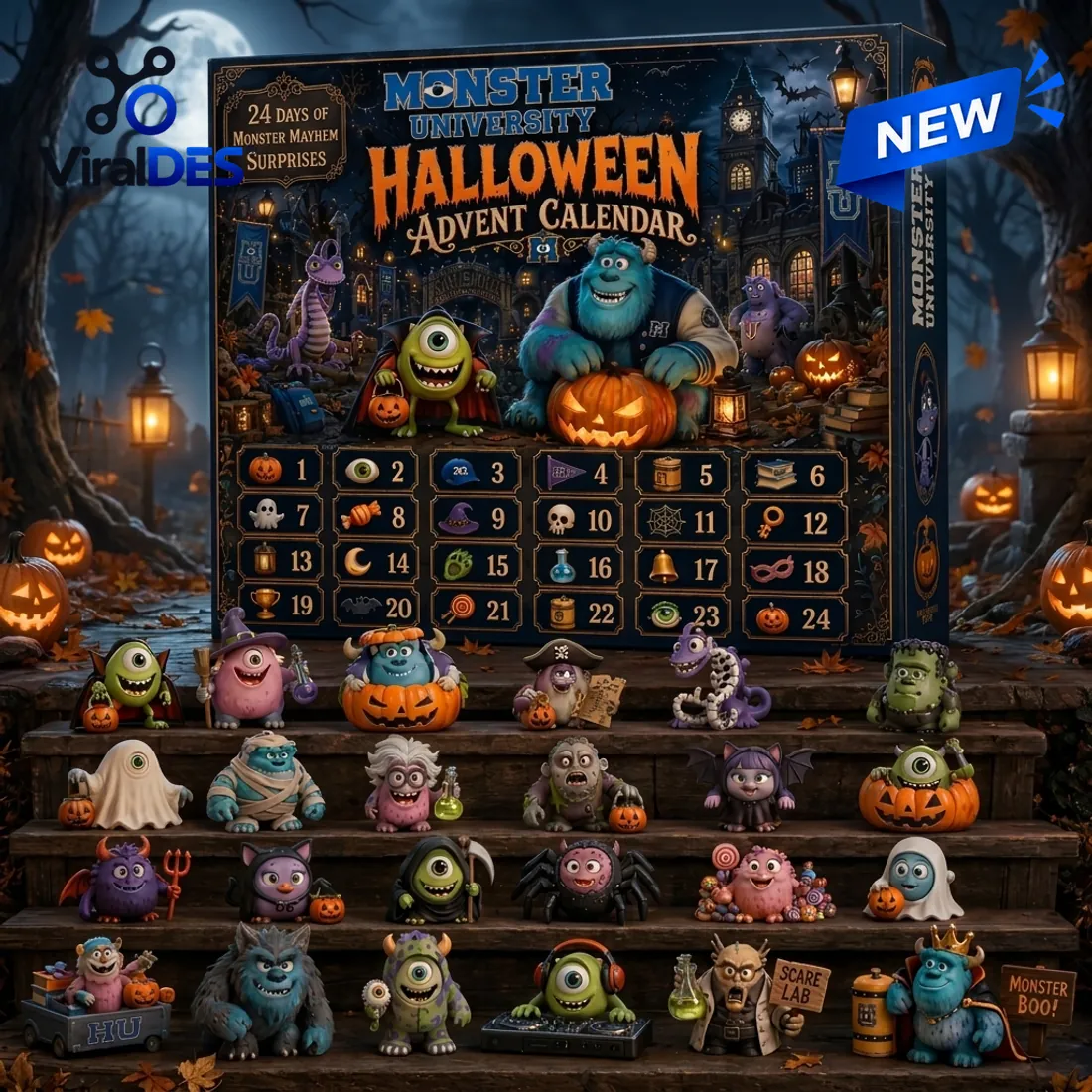 Monster University Halloween Advent Calendar Monster University Halloween Advent Calendar