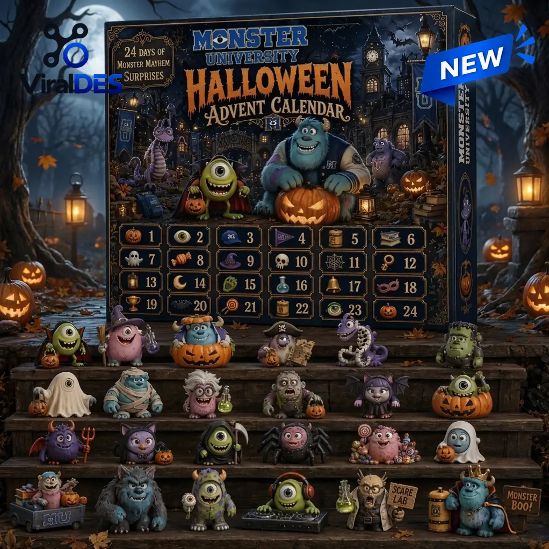 Monster University Halloween Advent Calendar Monster University Halloween Advent Calendar
