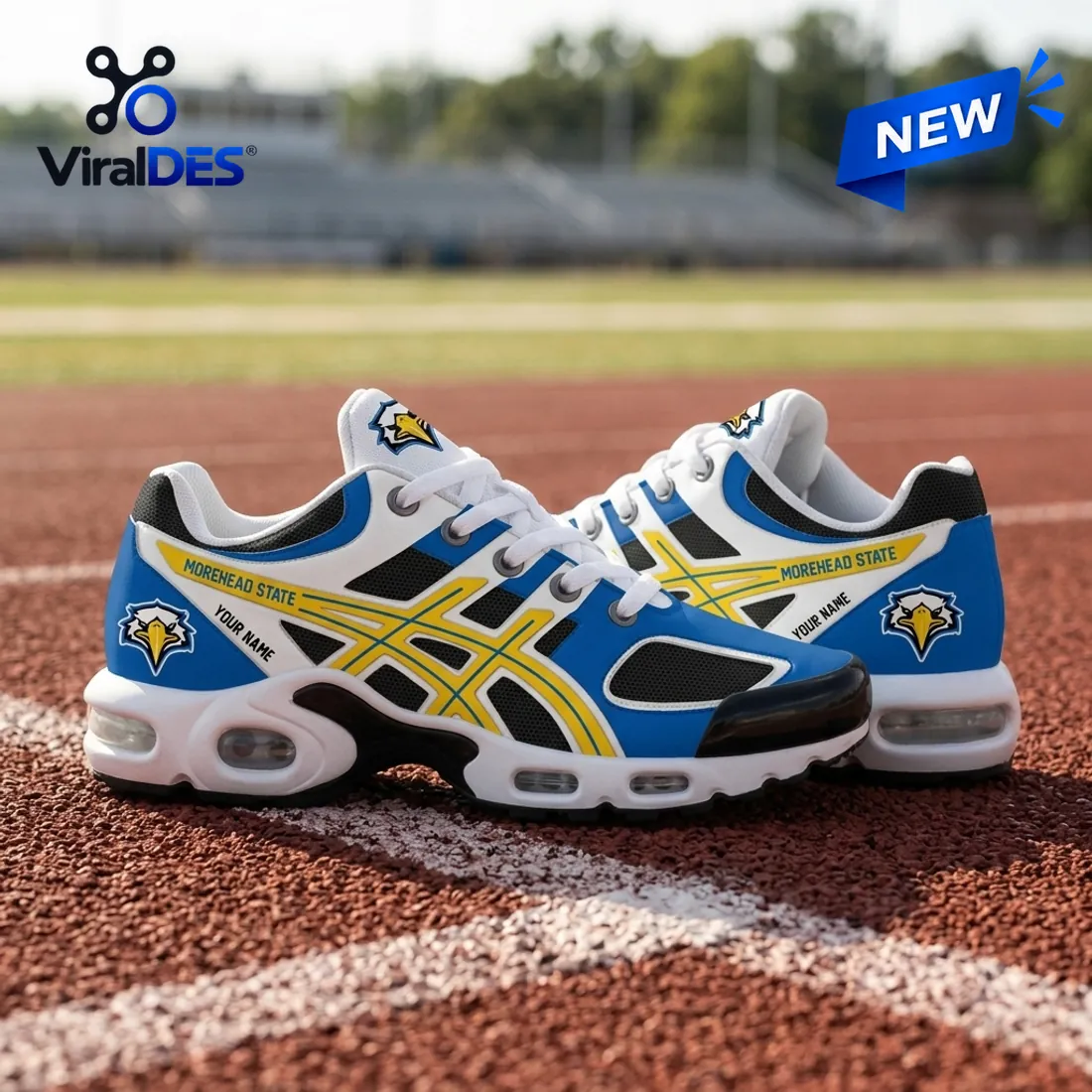 Morehead State Eagles Custom Air Max Plus Sneakers Morehead State Eagles Custom Air Max Plus Sneakers