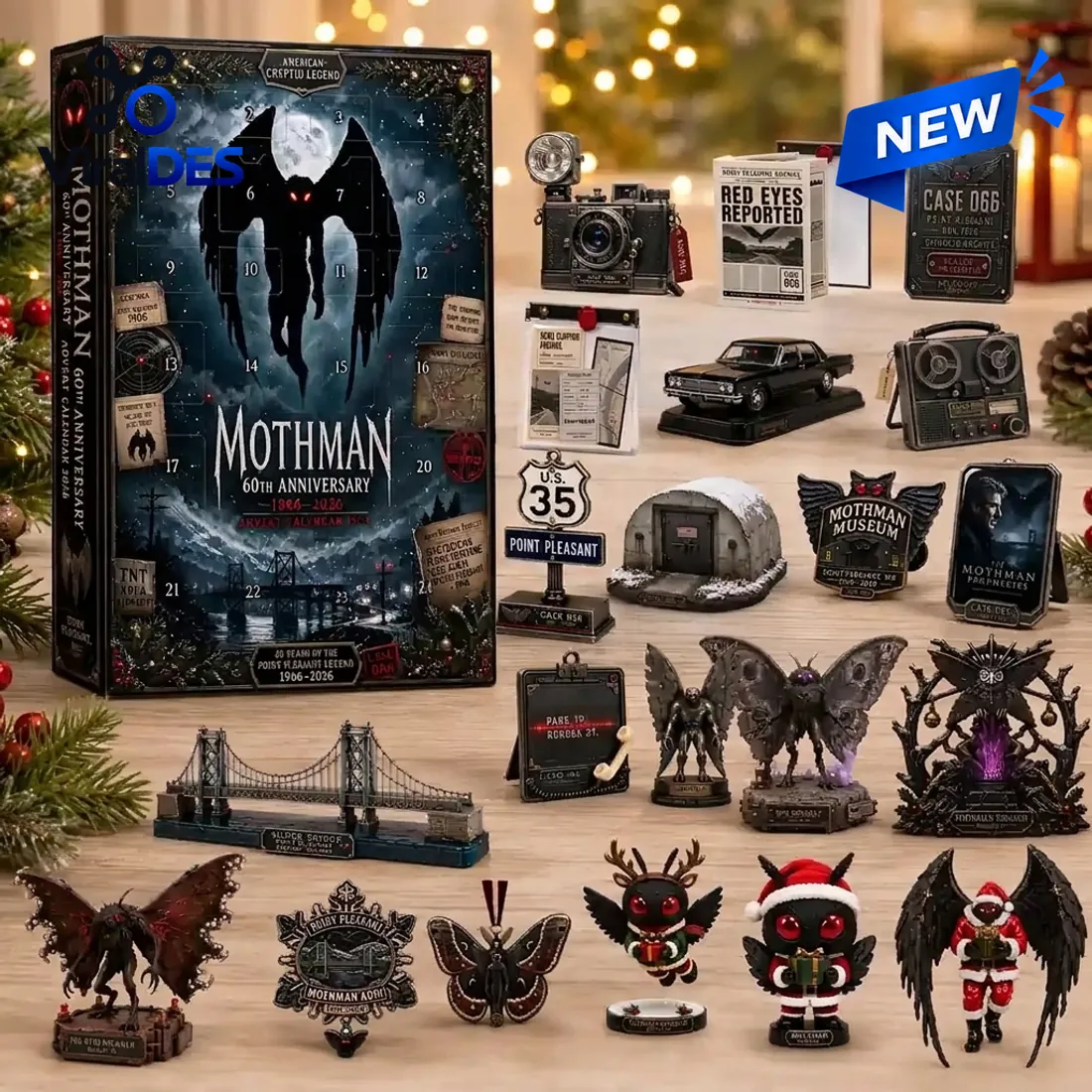 Mothman 60th Anniversary Cryptid Advent Calendar Mothman 60th Anniversary Cryptid Advent Calendar