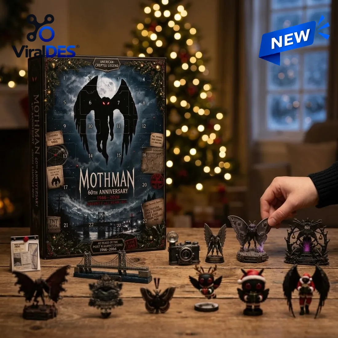 Mothman 60th Anniversary Cryptid Advent Calendar Mothman 60th Anniversary Cryptid Advent Calendar