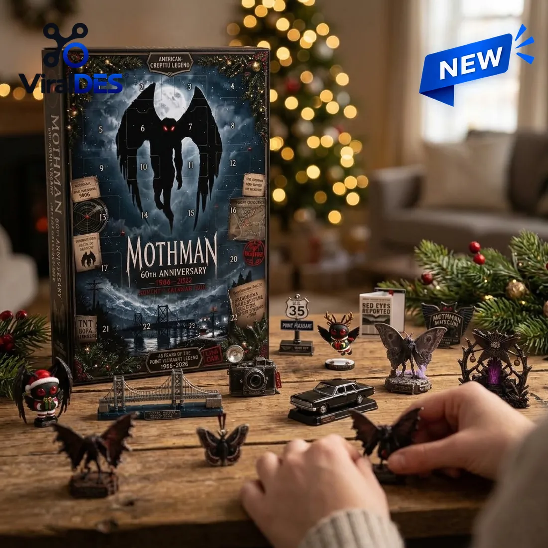 Mothman 60th Anniversary Cryptid Advent Calendar Mothman 60th Anniversary Cryptid Advent Calendar