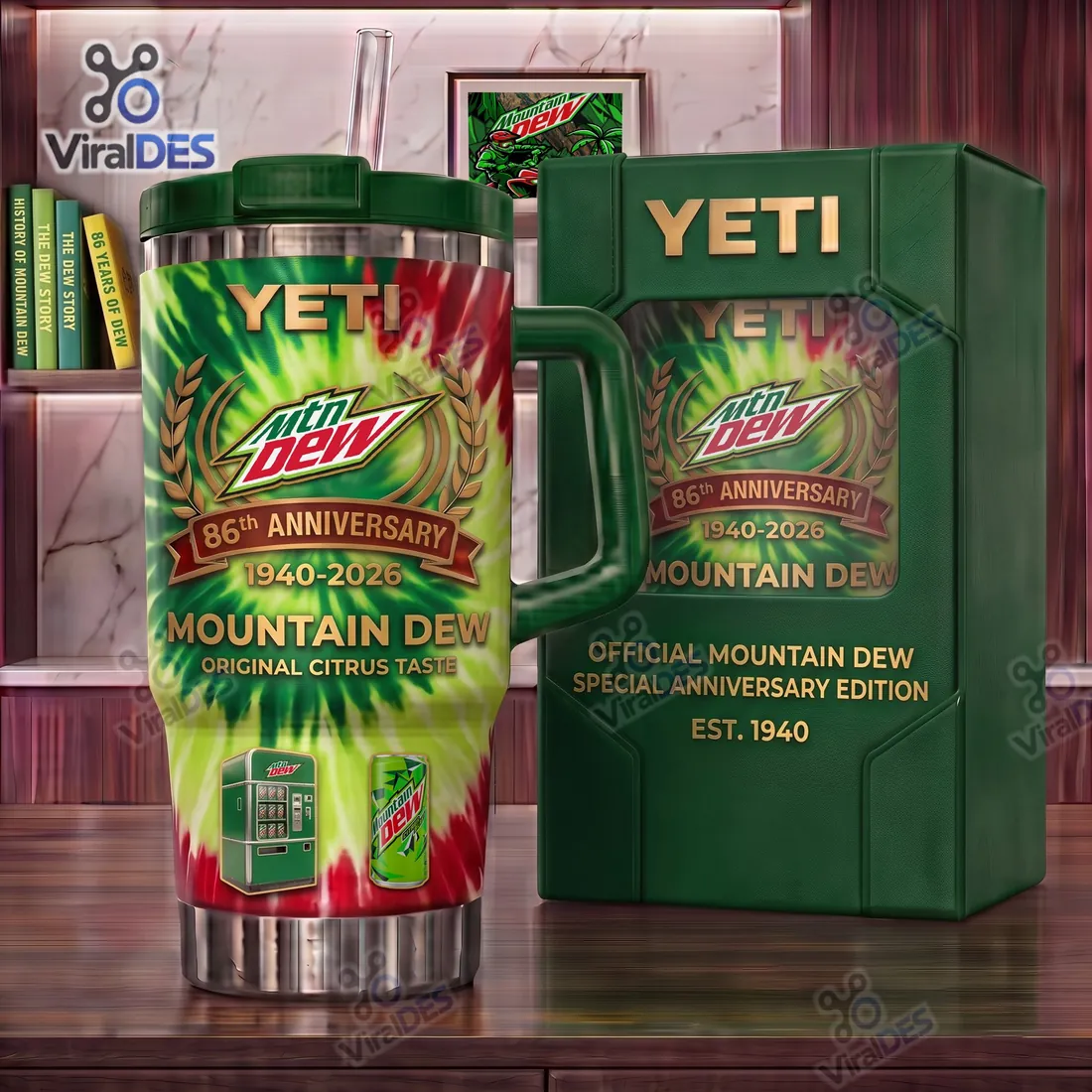 Mountain Dew 86th Anniversary Tumbler Cup Mountain Dew 86th Anniversary Tumbler Cup
