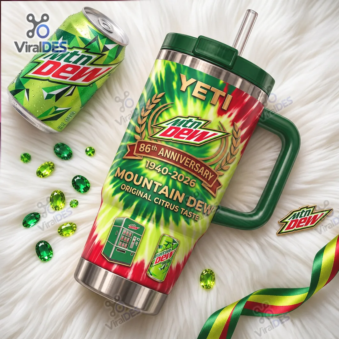 Mountain Dew 86th Anniversary Tumbler Cup Mountain Dew 86th Anniversary Tumbler Cup