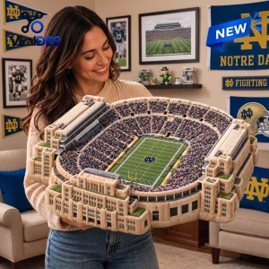 Notre Dame Fighting Irish Plush Stadium Pillow