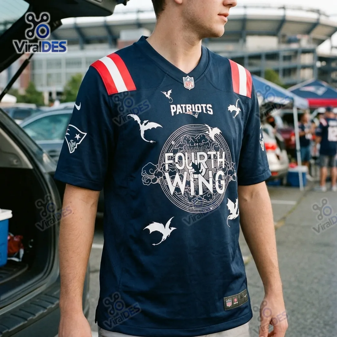 New England Patriots Fourth Wing Football Jersey New England Patriots Fourth Wing Football Jersey