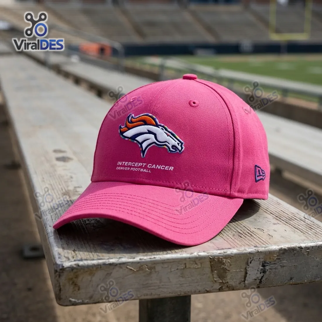 NFL Crucial Catch Denver Broncos Pink Cap NFL Crucial Catch Denver Broncos Pink Cap