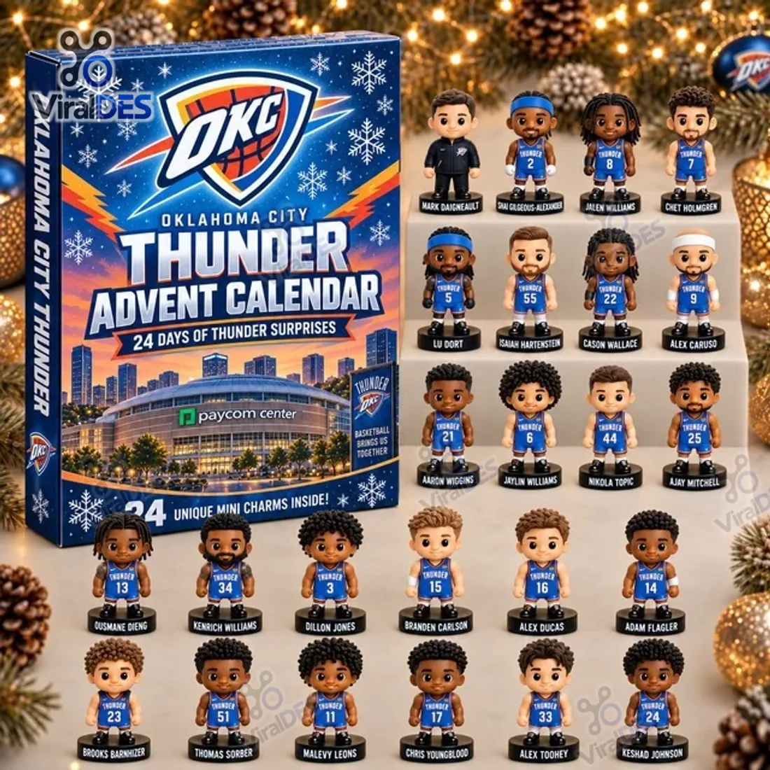 Oklahoma City Thunder 2026 Advent Calendar Oklahoma City Thunder 2026 Advent Calendar