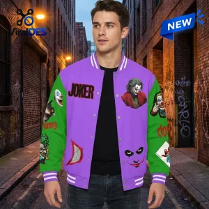 DC Comics Joker Quote Baseball Jacket