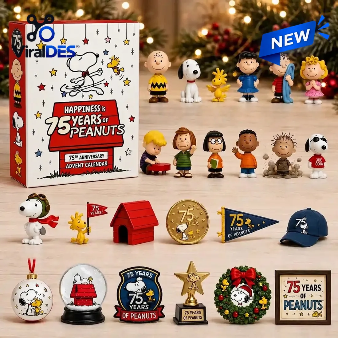 Peanuts 75th Anniversary Collectible Advent Calendar Peanuts 75th Anniversary Collectible Advent Calendar