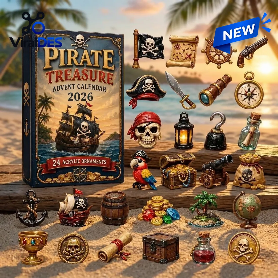 Pirate Treasure 2026 Advent Calendar Pirate Treasure 2026 Advent Calendar