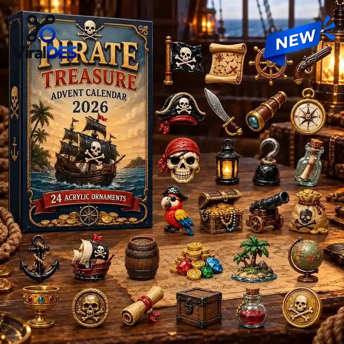 Pirate Treasure 2026 Advent Calendar Pirate Treasure 2026 Advent Calendar
