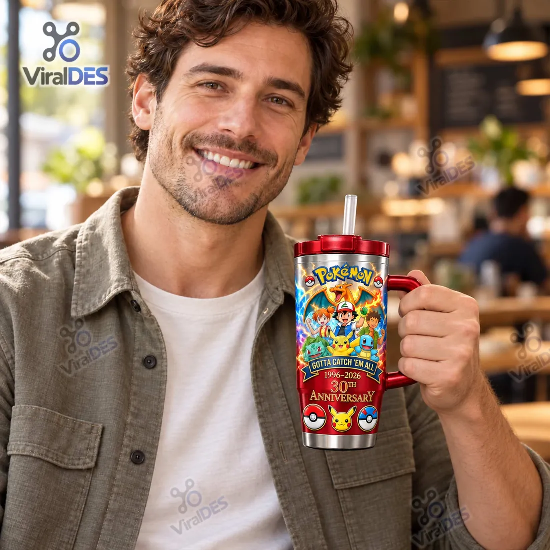 Pokemon Gotta Catch ‘Em All 30th Anniversary Tumbler Pokemon Gotta Catch ‘Em All 30th Anniversary Tumbler