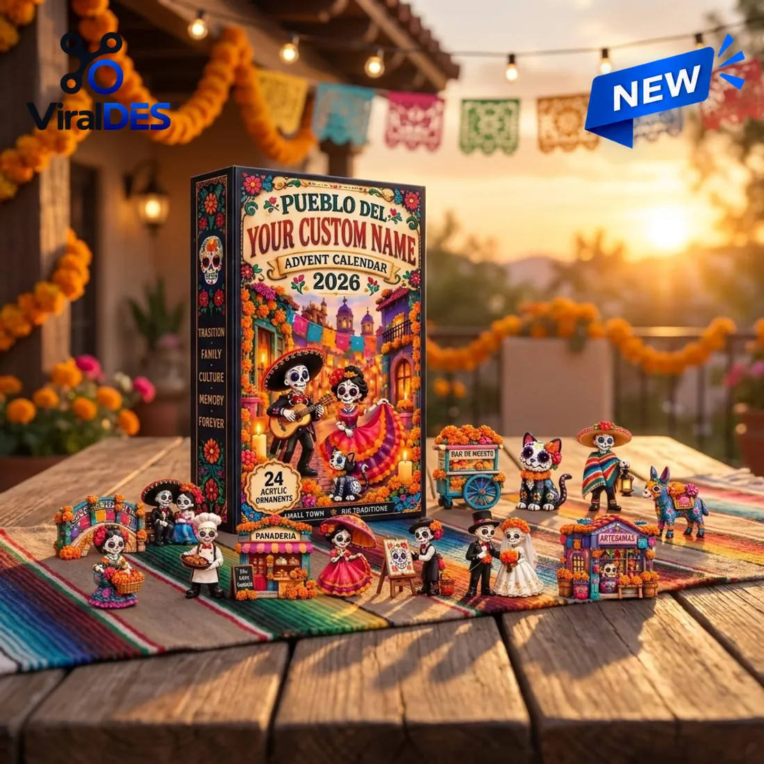 Pueblo Del Dia De Muertos 2026 Advent Calendar Pueblo Del Dia De Muertos 2026 Advent Calendar